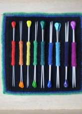 Rainbow Needle Roll by Frankie Brown-Free