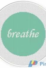 Daily Cross Stitch - Breathe