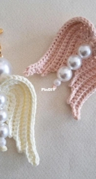 HandmadebyKW - Katharina Winkler - Angel Wings / Pearl Angel - Perlen Engel/ Engelsflügel - German