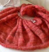 A new shawl is taking shape