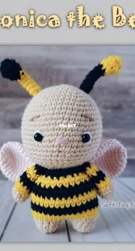 Soft Toy For Joy - Beata Kuchnia - Monica the Bee - English
