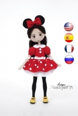 Venelopa Toys - Svetlana Udalchikova - Girl in a costume of Minnie Mouse - Spanish