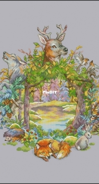 Forest Wreath by Elena Lartsova