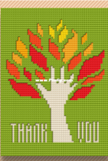 Alita Designs - Thank You Hand Tree - Free