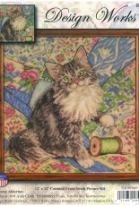 Design Works Crafts - 2843 Cat on Quilt XSD