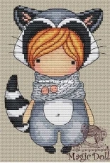 EB Design Magic Dolls - Raccoon by Mila Vozhd and Ekaterina Gafenko