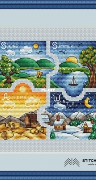 Stitch Spider - 4 Seasons by Maria Erbenova