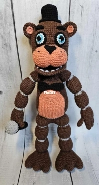 Handmade by Deedee - Did Amigurumi - Pink didka - Deedee Alexander - Freddy