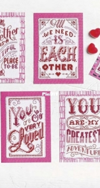Valentines Day - Love Letters by Emma Congdon from Cross Stitch Crazy 238 PCS + XSD