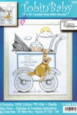 Design Works T21746 - Tobin Baby - Boy Baby Buggy Sampler