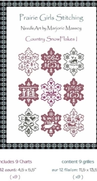 Marjorie massey- country snowflakes I