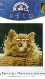 DMC Deco BK134 Big Eyes Kitty PCS + XSD