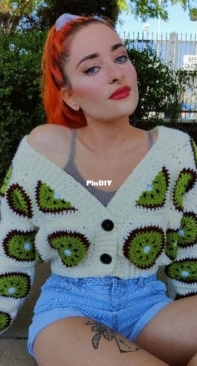 BaiRetro - Bailey - Kiwi Cardigan Pattern Sizes m/L