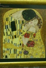 The kiss finished.