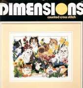 Dimensions 03726 Garden Cats