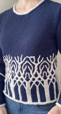 Forests of Arda Pullover and Cardigan by Melanie Rountree - Rountree Stitchery
