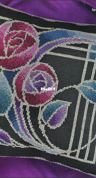 Rennie Macintosh Rose 2 by Sheila Hudson from Cross Stitcher UK 172 XSD