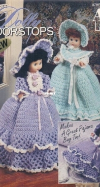 Annies Attic - Viginia Zartman - 87H77 - Dolly Doorstops