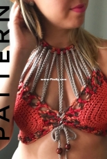 Cozy Creative Crochets - Heather Cummings - All Strung Out Bralette