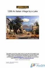 Golden Kite GK1288 An Italian Village by a Lake