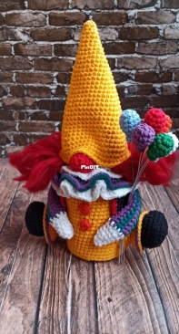 Props Toys - Anna Boichenko - Clown Gnome With Balloons