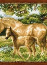 Riolis 1258 - Horse with Foal