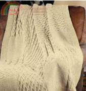 Lion Brand Yarn-N°864-Aran Knit Sampler Afghan-Free