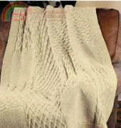 Lion Brand Yarn-N°864-Aran Knit Sampler Afghan-Free