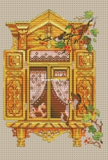 Riolis 1731 - Window With Sparrows