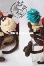 Osennya13 - Olga Morgunova - Monkey-Brelok- Russian