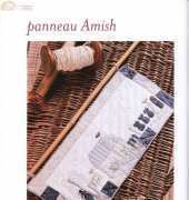 Fragments-Patchwork et applique brode-Panneau Amish