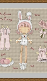MiAxStitch - Paper Doll Bunny by Minasyan Yana