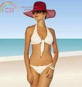 Coats and Clark -  Melaine Muttão - BR 593/10 - White Bikini - Biquini Branco - Portuguese - Free