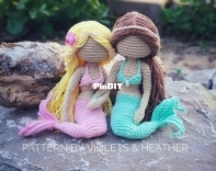 Violets and Heather - Heather Kumpf - Mermaid Friends