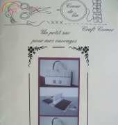 COEUR DE LIN- Un petit sac pour mes ouvrages
