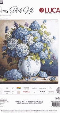 Luca-S B700 Vase with hydrangeas