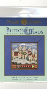 Mill Hill - MH14-1935  - Buttons & Beads Winter Series - Fa, La, La Llamas