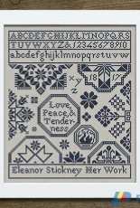 Modern Folk Embroidery - Love Peace and Tenderness