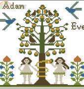 Little House Needleworks LHN 111 Adam and Eve XSD