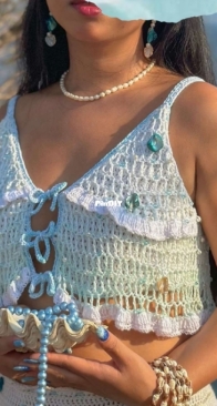 CrochetCornerPH - Sea Breeze Top