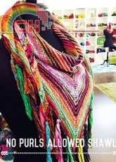 No Purls Allowed Shawl by Benjamin Matthews-Free