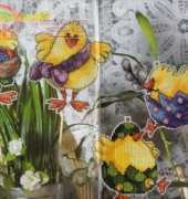 Easter Chickens from Rozarka Special 1-2008 Plastic canvas (Orchidea Art.7614) XSD