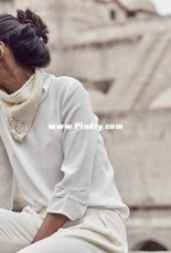 Blanca Triangle Scarf by Martha Wissing