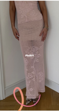 Hobbii Design - Crochet by Belladonna - Rose Garden Skirt - Rosa Garden Falda - Spanish - Free