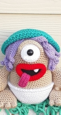 Osage County Crochet - Saddie Sheppard - Norma Jean the Cyclops - Free