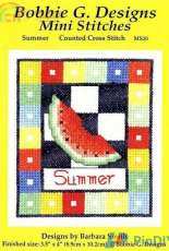 Bobbie G. Designs Mini Stitches MS20 Summer, MS21 Fall, MS22 Winter, MS23 Spring