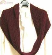 Reversible Cable Snood by Mori Tan/moritan-English -Free