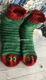 Very Hungry Tube Socks by Norah Pfingsten