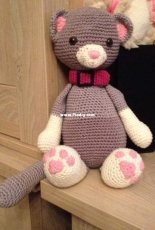 My krissiedolls-kristel droog-my little kitty-cat mauw dutch