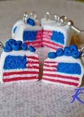 polymer clay american cake
